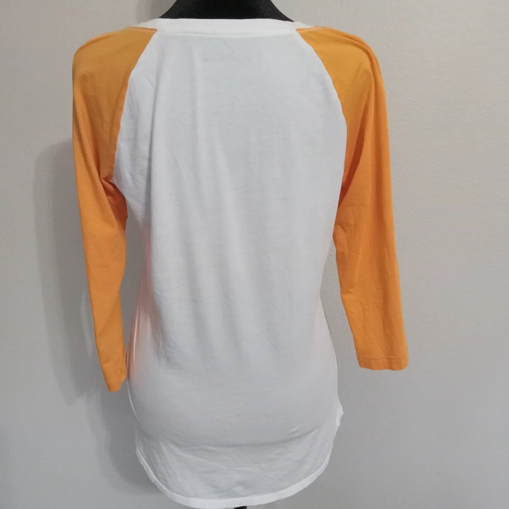 True Religion Live Free & Eagle Graphic Baseball Jersey Raglan Sleeve Retro - Picture 5 of 11